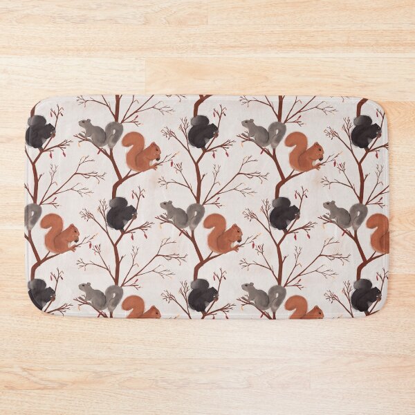 Item preview, Autumn Squirrels  designed and sold by SketchyHeart.