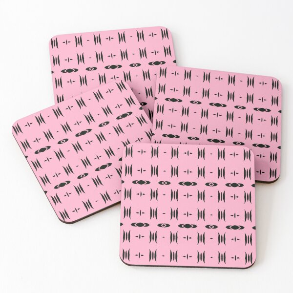 Item preview, Floral Symmetries: Black and Pink 20 designed and sold by AneissPiaf.