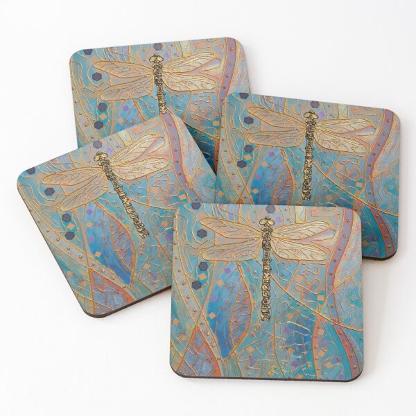 Item preview, Golden Dragonfly designed and sold by Megan JL Evans Art.