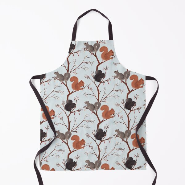 Item preview, Autumn Squirrels, blue sky designed and sold by SketchyHeart.