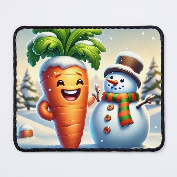 Item preview, Festive season carrot building a snowman  designed and sold by GingaDesigns.