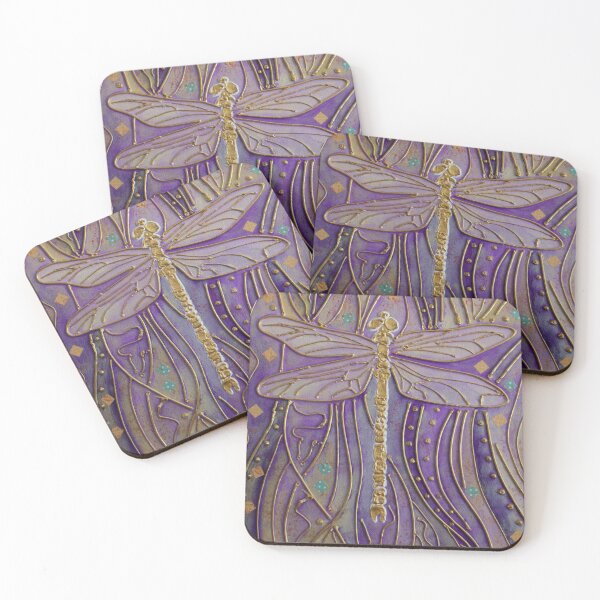 Item preview, Dragonfly in Purple designed and sold by Megan JL Evans Art.