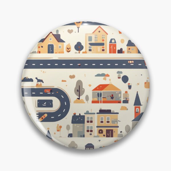 Item preview, "Living cityscape in miniature style" designed and sold by Kunst-Shirt.