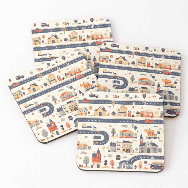 Item preview, "Living cityscape in miniature style" designed and sold by Kunst-Shirt.