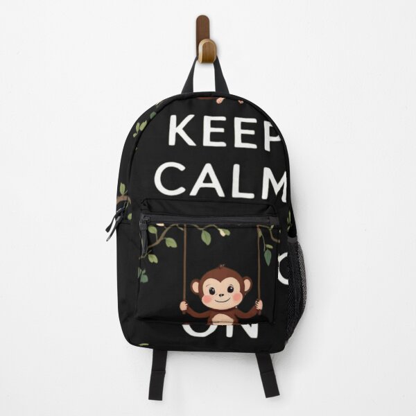 Item preview, Monkey Keep Calm and Swing On Monkey Day designed and sold by SignumShop.