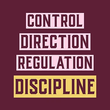 Artwork thumbnail, Discipline (Maroon) by MerchandiseMal
