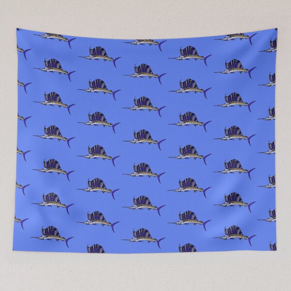 Item preview, Blue Tribal Sailfish designed and sold by Steeb757.
