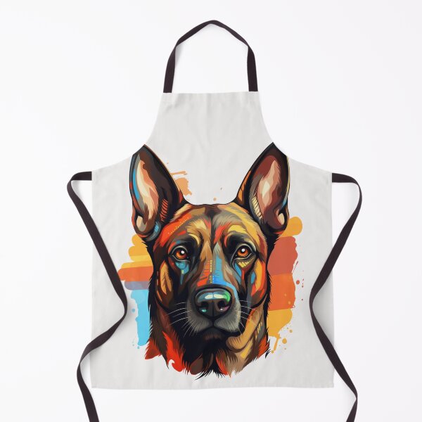 Item preview, Colorful Belgian Malinois designed and sold by MendaciousMina.