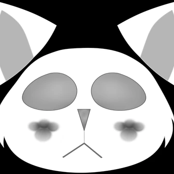 Artwork thumbnail, Cat moon by The-Blue-Feline