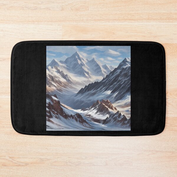 Item preview, Snow Capped Mountains designed and sold by AICreativeArts.
