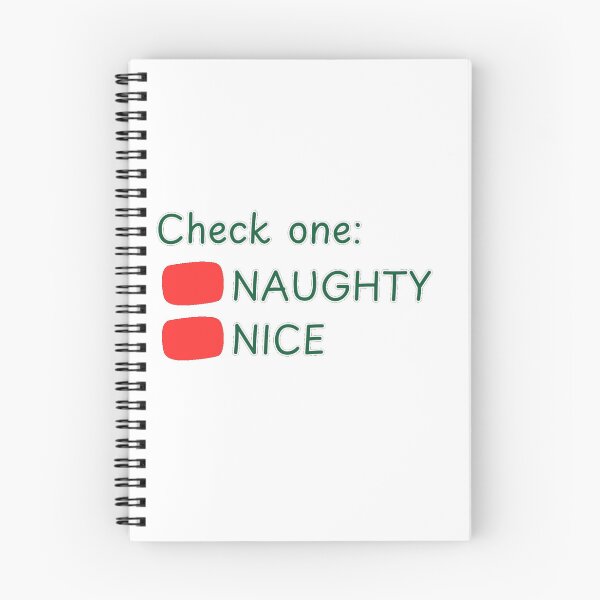 Item preview, Check One: Naughty or Nice designed and sold by FAD-Designs.