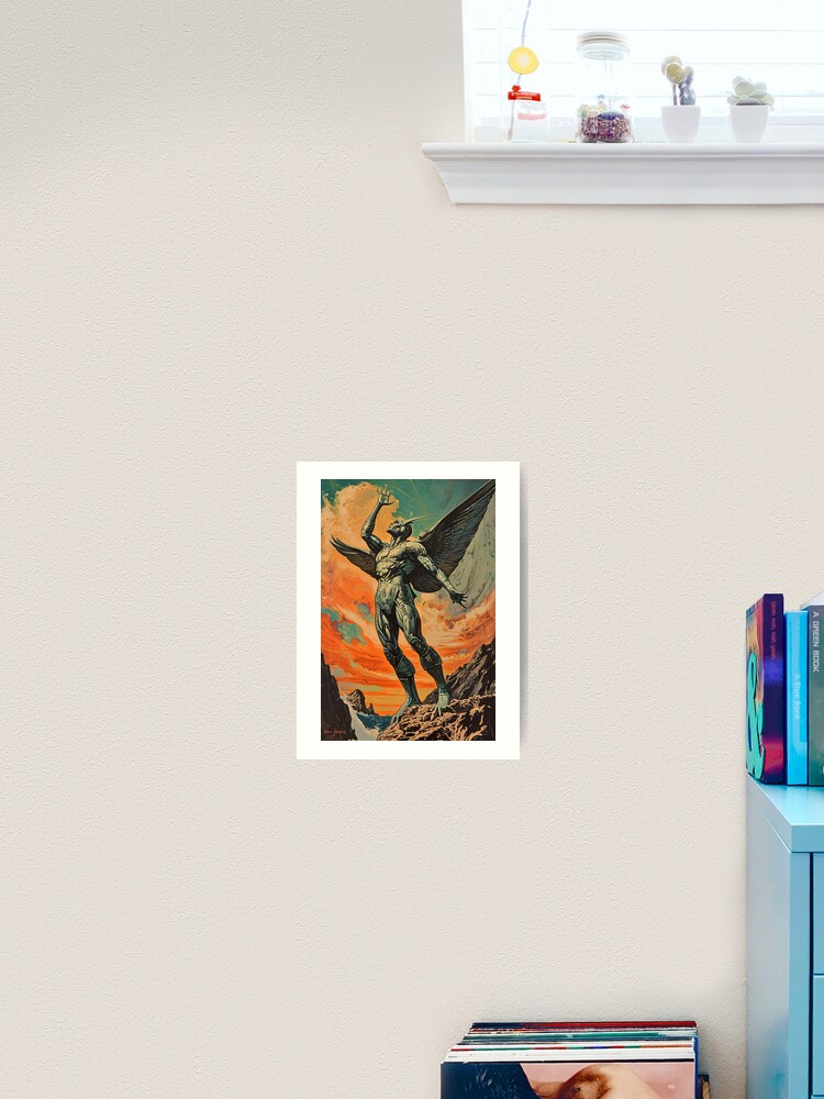 Thumbnail 2 of 3, Art Print, New Man designed and sold by patternshoprad.