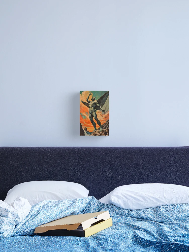 Thumbnail 2 of 3, Canvas Print, New Man designed and sold by patternshoprad.