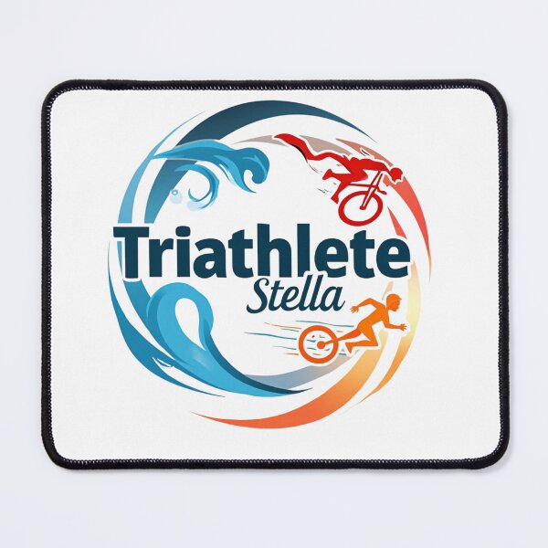 Item preview, Dynamic Triathlete Stella - Swim, Bike, Run designed and sold by Triathlongram.