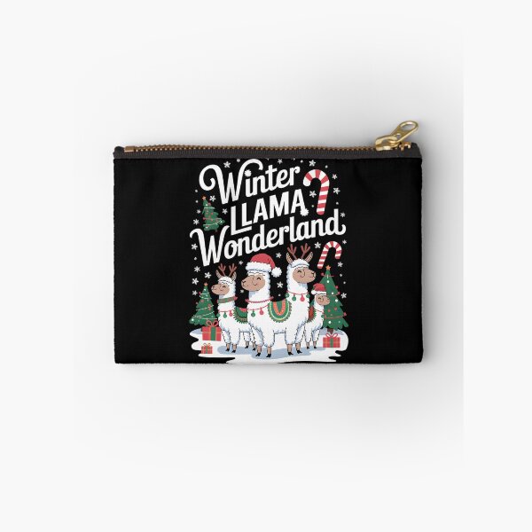 Item preview, Winter Llama Wonderland cute llama for christmas designed and sold by FriendlyLlama.
