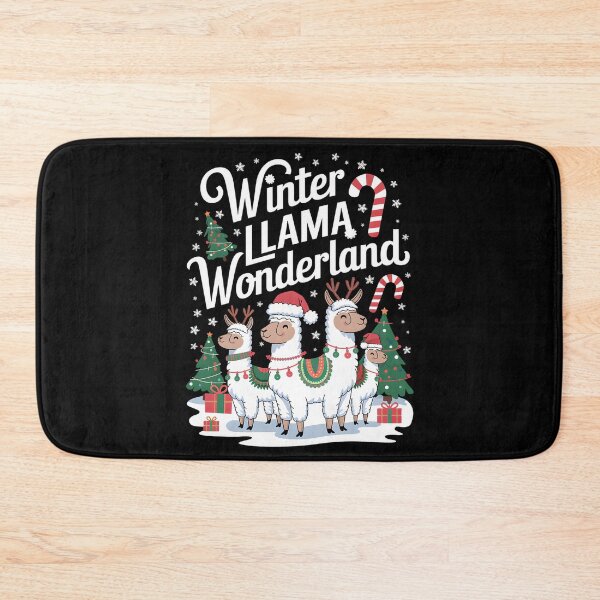 Item preview, Winter Llama Wonderland cute llama for christmas designed and sold by FriendlyLlama.