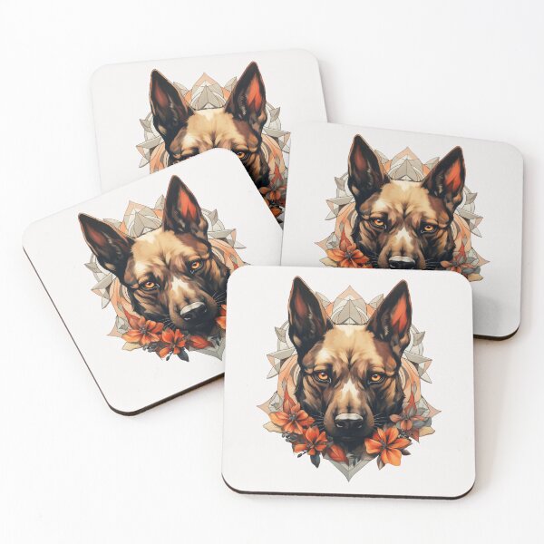 Item preview, Colorful Belgian Malinois designed and sold by MendaciousMina.