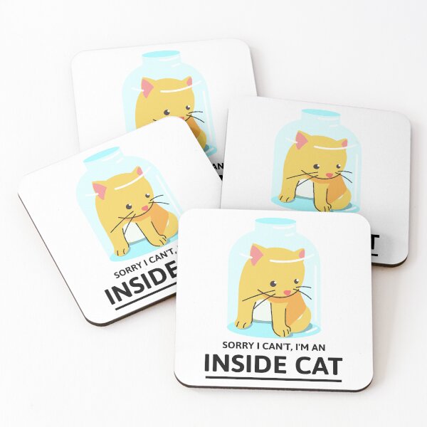 Item preview, Sorry I Can't I'M An Inside Cat t-shirt designed and sold by PurifiedART.