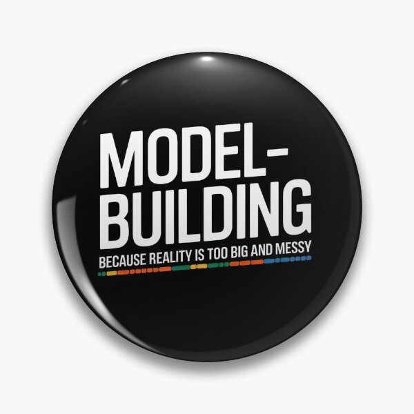 Item preview, Model Building Enthusiast Design – "Because Reality is Too Big and Messy" Bold Quote designed and sold by gomofo1974.