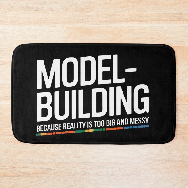 Item preview, Model Building Enthusiast Design – "Because Reality is Too Big and Messy" Bold Quote designed and sold by gomofo1974.