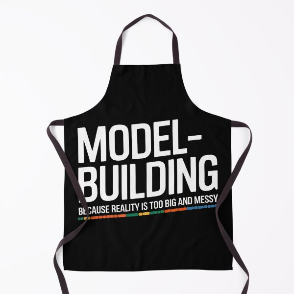 Item preview, Model Building Enthusiast Design – "Because Reality is Too Big and Messy" Bold Quote designed and sold by gomofo1974.
