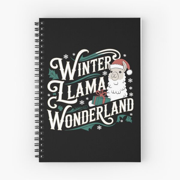 Item preview, Winter Llama Wonderland cute llama for christmas designed and sold by FriendlyLlama.