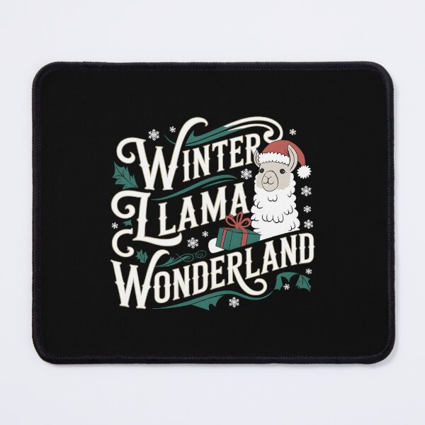 Item preview, Winter Llama Wonderland cute llama for christmas designed and sold by FriendlyLlama.