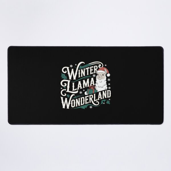 Item preview, Winter Llama Wonderland cute llama for christmas designed and sold by FriendlyLlama.