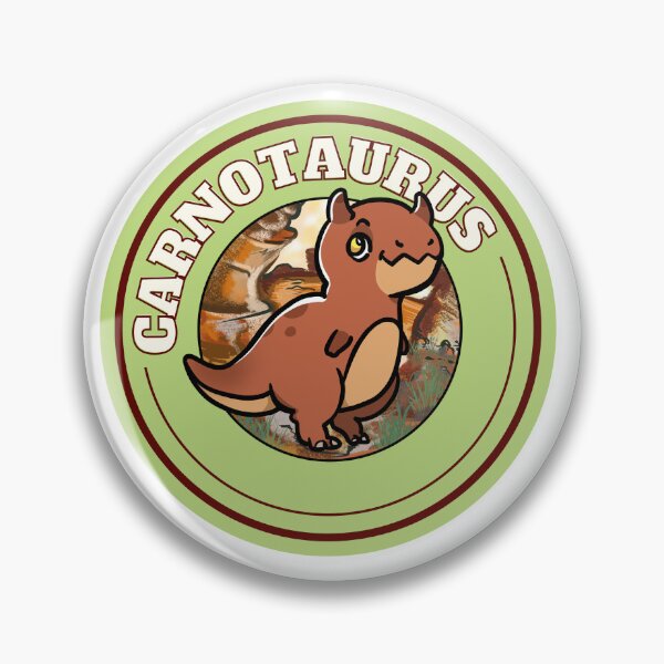 Item preview, Carno Carnotaurus Dinosaur Cute Chibi Design designed and sold by CossieCreations.