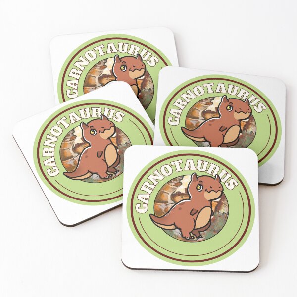 Item preview, Carno Carnotaurus Dinosaur Cute Chibi Design designed and sold by CossieCreations.