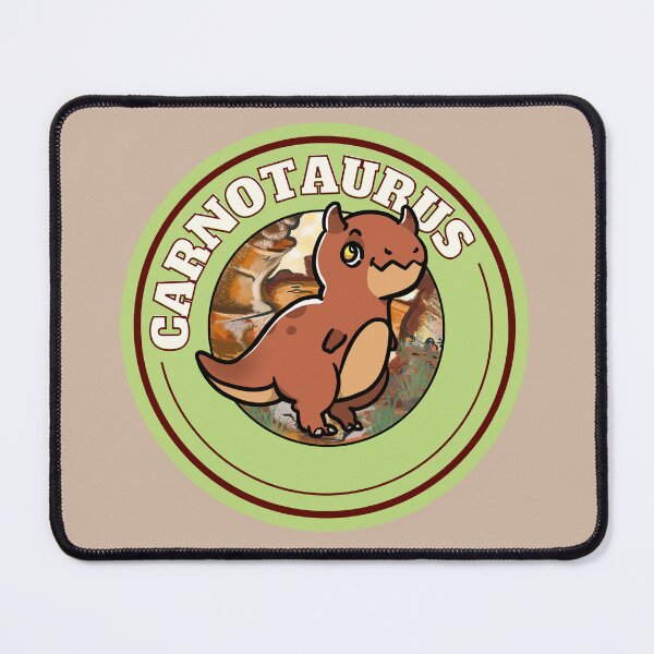 Item preview, Carno Carnotaurus Dinosaur Cute Chibi Design designed and sold by CossieCreations.