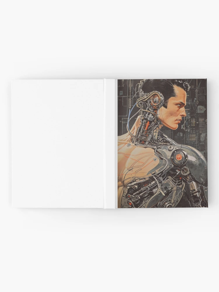 Imagen 2 de 3, Cuaderno con la obra Android, diseñada y vendida por patternshoprad.