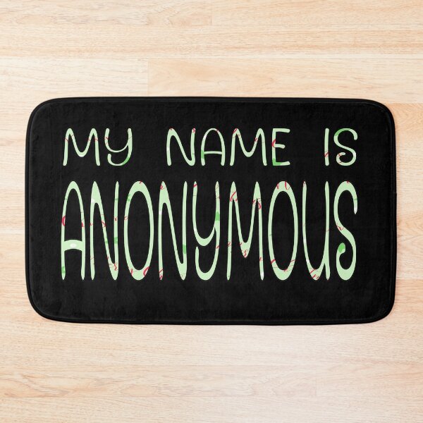 Item preview, My Name Anonymous – Funny & Mysterious Identity Design – Secret Lover Gift designed and sold by sednalafandy79.