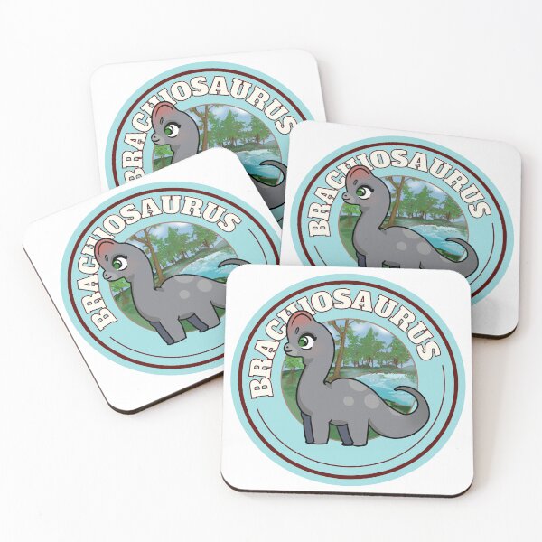 Item preview, Brachiosaurus Dinosaur Cute Chibi Design designed and sold by CossieCreations.
