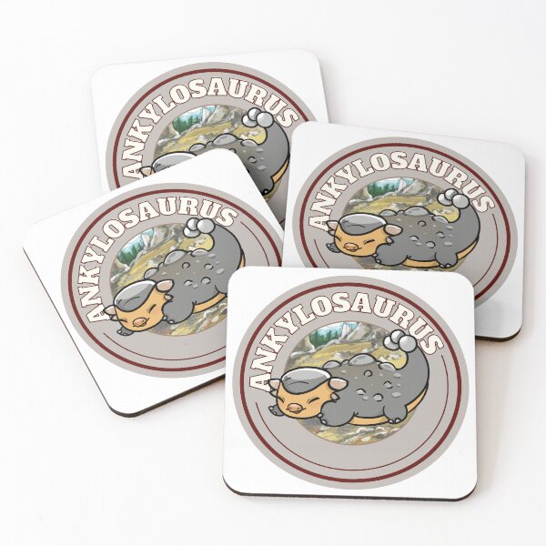 Item preview, Anky Ankylosaurus Dinosaur Cute Chibi Design designed and sold by CossieCreations.