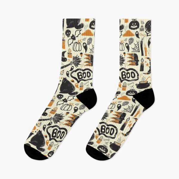 Item preview, Halloween Autumn Mystical Retro Vintage Pattern designed and sold by NayaChu.