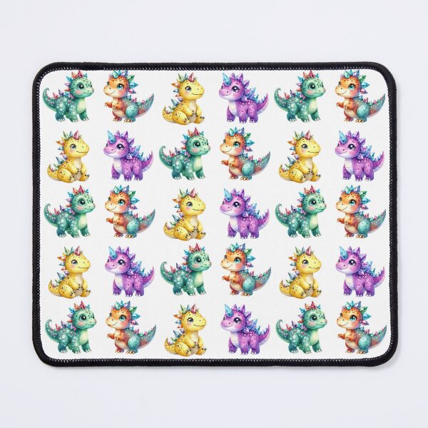 Item preview, Gemstone Dinosaurs Pretty Sparkly Colourful Diamonds designed and sold by MoonMonkeyNbear.