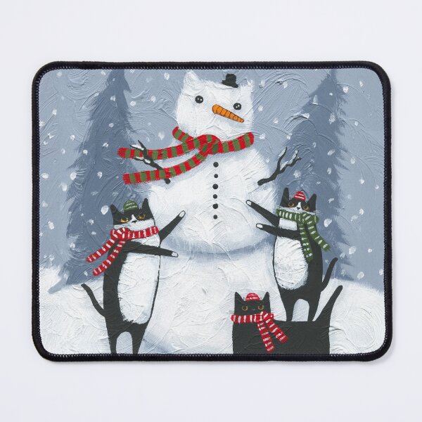 Item preview, Making a Snowman Cat designed and sold by KilkennyCat Art.