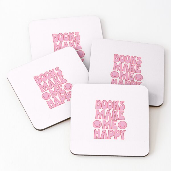 Item preview, Books Make Me Happy designed and sold by katreadsitshop.
