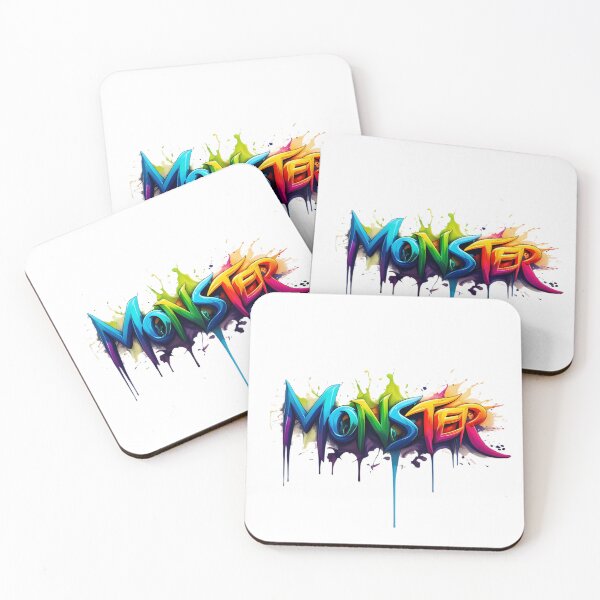 Item preview, Colorful Monster Graffiti Logo designed and sold by Vesto Royal.