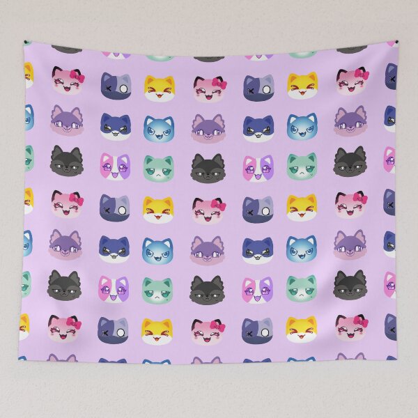 Item preview, Aphmau and Friends Meemeow Cat Pattern Version 4 designed and sold by ACenturyMage.