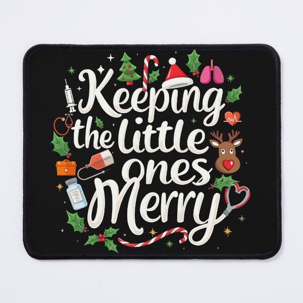 Item preview, Keeping the Little Ones Merry - Paediatrics Nurse/Doctor Christmas T-Shirt Gift designed and sold by PrintSplurge.