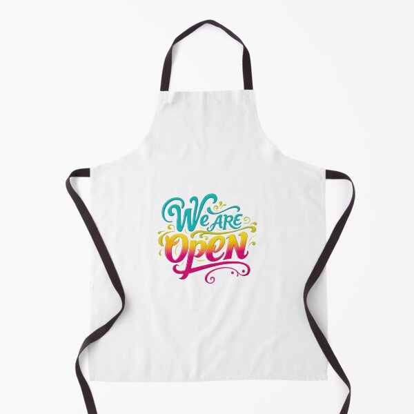 Item preview, We Are Open Colorful Sign designed and sold by Vesto Royal.