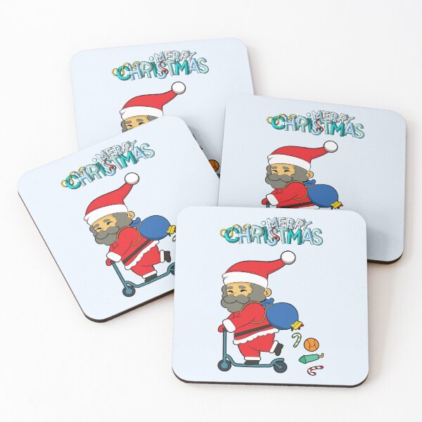 Item preview, Clueless Santa Claus Scooter Gift Delivery designed and sold by FanFest.