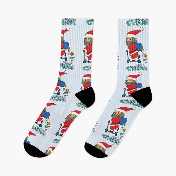 Item preview, Clueless Santa Claus Scooter Gift Delivery designed and sold by FanFest.