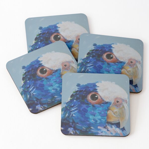 Item preview, Blue Cockatoo,  parrot painting. designed and sold by Cat Leonard.