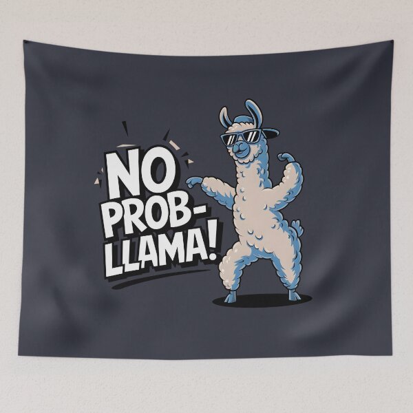 Item preview, No Prob-Llama  designed and sold by FriendlyLlama.