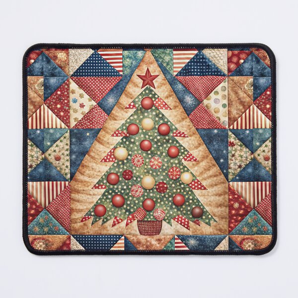 Item preview, Patchwork Christmas Tree 5 designed and sold by UniqVibe.