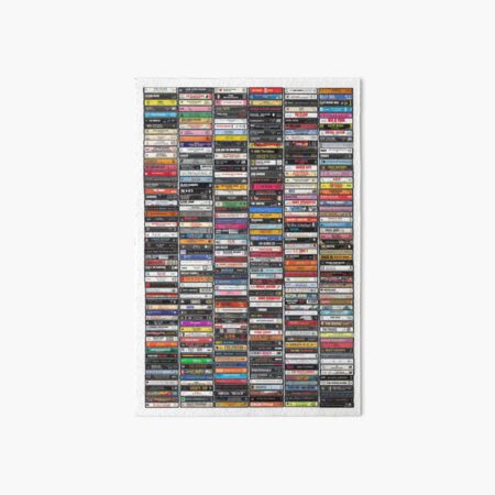 Artikel-Vorschau von Die besten Alben der 1980er - Ultimate 80s Print, designt und verkauft von Mr Mustard Prints.