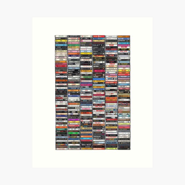 Artikel-Vorschau von Die besten Alben der 1980er - Ultimate 80s Print, designt und verkauft von Mr Mustard Prints.